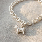 West Highland Terrier Silver Dog Charm