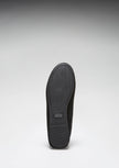 Women's Tasselled Driving Loafers Full Rubber Sole, black suede