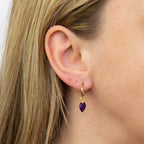 Beginnings Chalcedony Birthstone Hoop Earring Charms