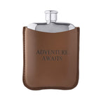 Fred Bennett Hip Flask with Leather Sleeve