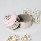 D For Diamond Pink Star Music Trinket Box with Crystal