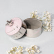 D For Diamond Pink Star Music Trinket Box with Crystal