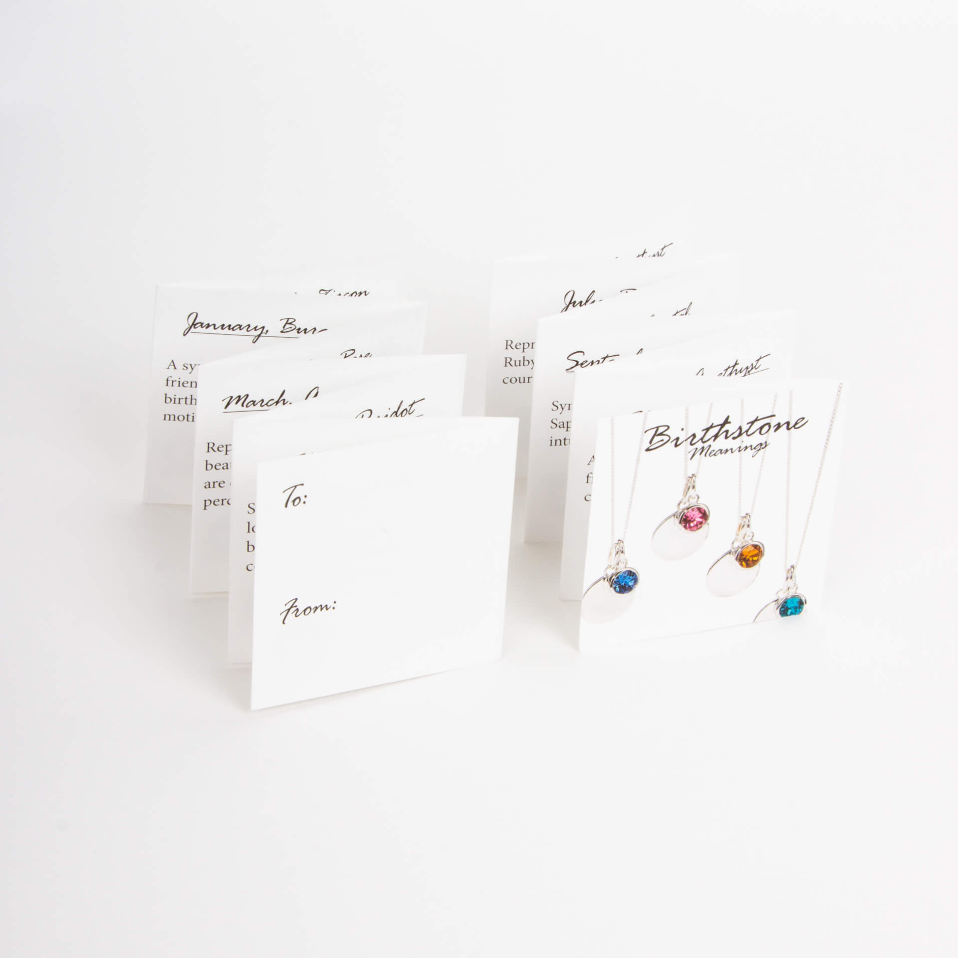 Beginnings Crystal Birthstone Hoop Earring Charms