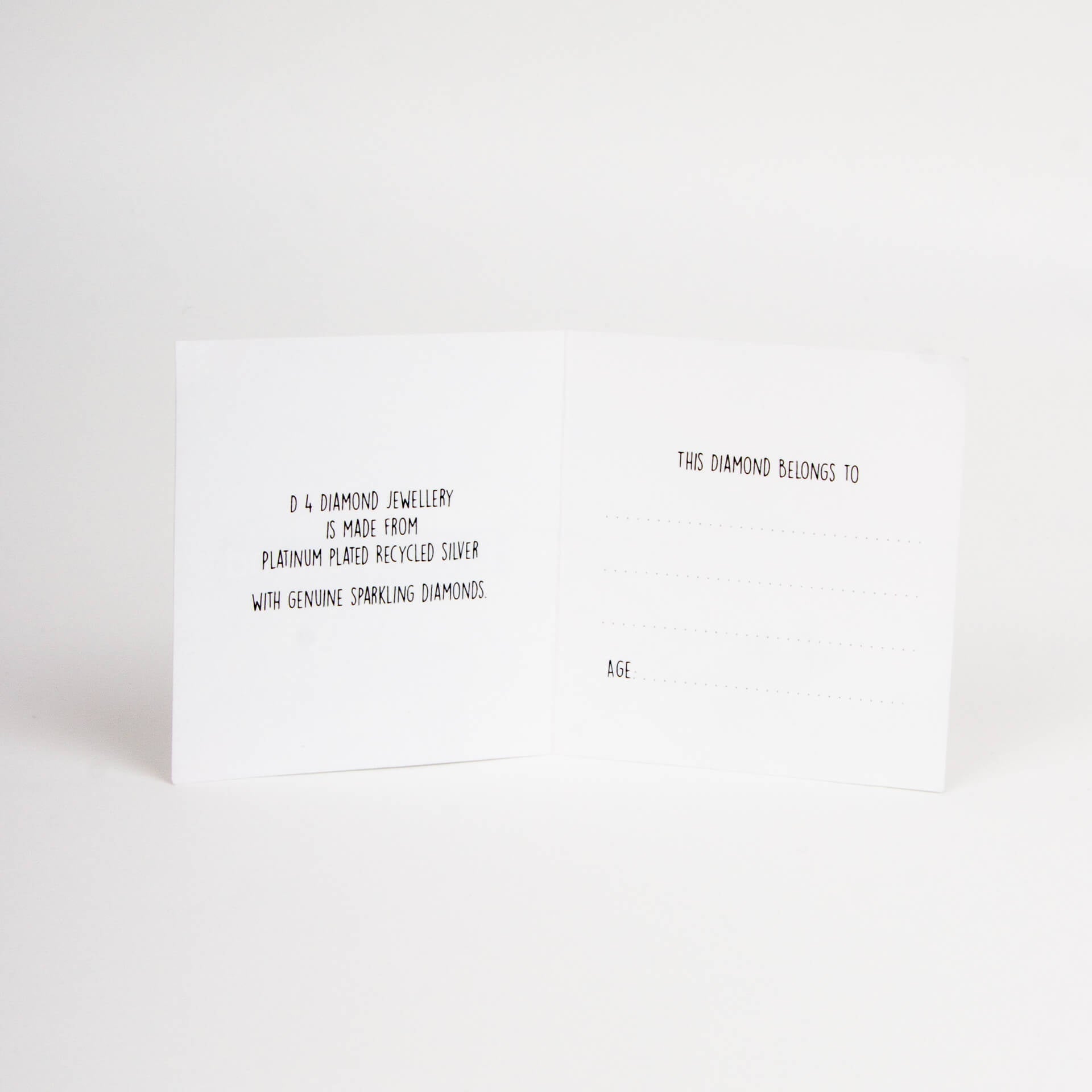 D For Diamond Medium Cross Pendant with Diamond