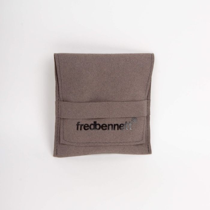 Fred Bennett Tungsten Ring with Black Enamel Stripe